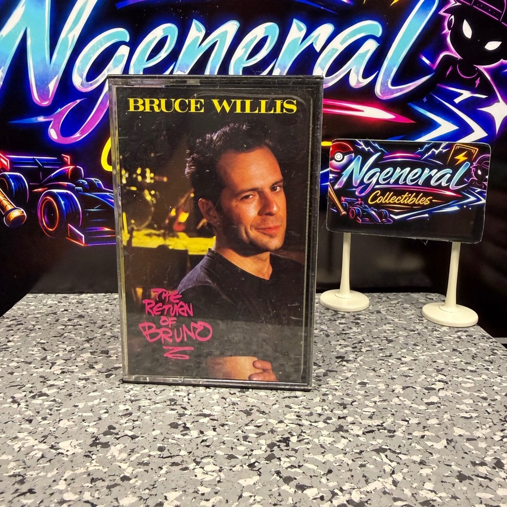 Bruce Willis The Return of Bruno Cassette Tape Motown 1987 6222MC Vintage R&B